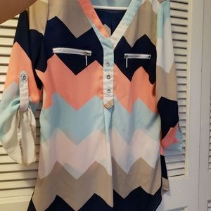 Rue21 Chevron Blouse